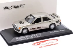 Mercedes-Benz 190E 2.3 #18 2nd Eröffnungsrennen Nürburgring N. Lauda 1:43 Minichamps