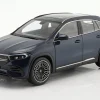 Mercedes-Benz EQA Baujahr 2021 denimblau metallic 1:18 NZG