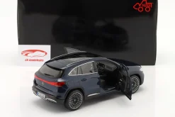Mercedes-Benz EQA Baujahr 2021 denimblau metallic 1:18 NZG