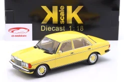 Mercedes-Benz 230E (W123) Limousine Baujahr 1975 gelb 1:18 KK-Scale