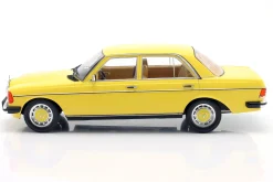 Mercedes-Benz 230E (W123) Limousine Baujahr 1975 gelb 1:18 KK-Scale
