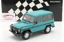 Mercedes-Benz G-Modell kurz (W460) Baujahr 1980 türkis 1:18 Minichamps