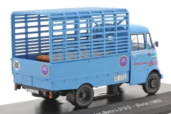 Mercedes-Benz L-319D Transporter Biona Baujahr 1963 blau 1:43 Altaya