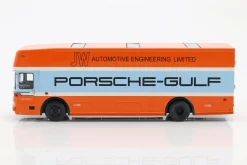 Mercedes-Benz O 317 Porsche Gulf Renntransporter Baujahr 1968 1:43 Schuco