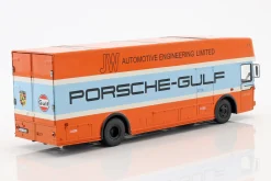 Mercedes-Benz O 317 Porsche Gulf Renntransporter Baujahr 1968 1:43 Schuco