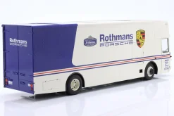 Mercedes-Benz O 317 Renntransporter Rothmans Porsche weiß 1:18 Schuco