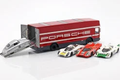 Mercedes-Benz O 317 Renntransporter Porsche Motorsport rot 1:43 Schuco