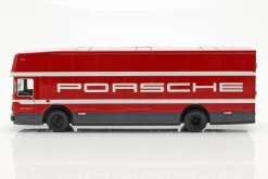 Mercedes-Benz O 317 Renntransporter Porsche Motorsport rot 1:43 Schuco