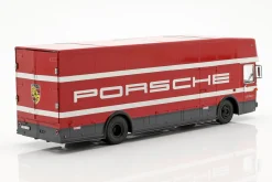 Mercedes-Benz O 317 Renntransporter Porsche Motorsport rot 1:43 Schuco