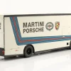 Mercedes-Benz O 317 Renntransporter Porsche Martini Racing weiß 1:18 Schuco