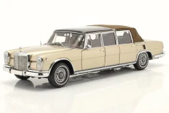 Mercedes-Benz 600 Pullman Landaulet (W100) 1965-81 beige / braun 1:18 CMC