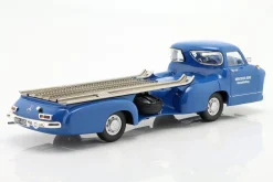 Mercedes-Benz Renntransporter Das blaue Wunder Baujahr 1955 blau 1:18 WERK83