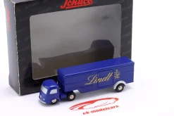 Mercedes-Benz Sattelzugmaschine Lindt blau 1:90 Schuco Piccolo