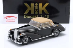 Mercedes-Benz 300 SC Cabriolet (W188) Softtop 1957 schwarz 1:18 KK-Scale
