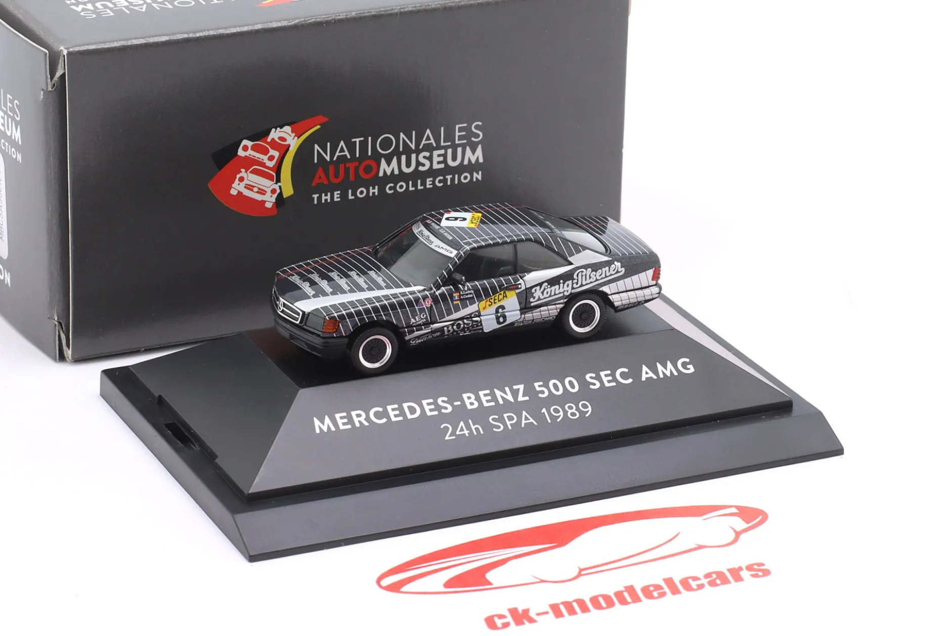 Mercedes-Benz 500 SEC AMG #6 24h Spa 1989 Heyer, Ludwig, Cudini 1:87 Herpa