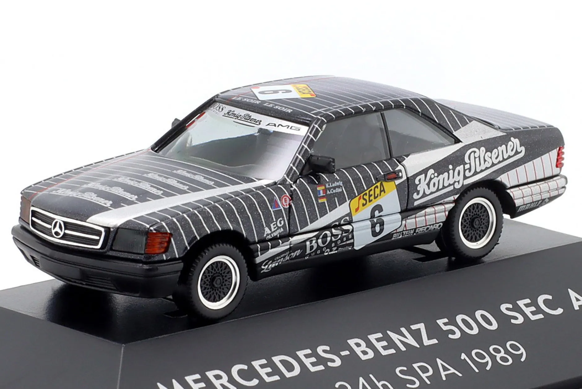 Mercedes-Benz 500 SEC AMG #6 24h Spa 1989 Heyer, Ludwig, Cudini 1:87 Herpa