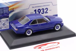 Mercedes-Benz 560 SEC AMG Widebody linarit blau 1:43 Solido