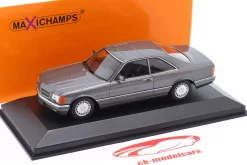 Mercedes-Benz 560 SEC (C126) Baujahr 1980 grau metallic 1:43 Minichamps