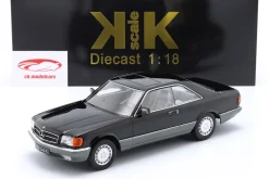 Mercedes-Benz 500 SEC (C126) Baujahr 1985 schwarz 1:18 KK-Scale