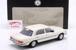 Mercedes-Benz 350 SEL (W116) Baujahr 1973-1980 weiß 1:18 Norev
