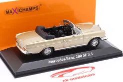 Mercedes-Benz 280 SE 3.5 (W111) Baujahr 1970 gold metallic 1:43 Minichamps