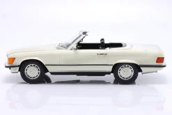 Mercedes-Benz 380SL Cabriolet (R107) Baujahr 1983 weiß 1:12 Matrix
