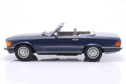 Mercedes-Benz 380SL Cabriolet (R107) Baujahr 1983 blau metallic 1:12 Matrix