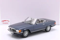 Mercedes-Benz 380SL Cabriolet (R107) Baujahr 1983 blau metallic 1:12 Matrix