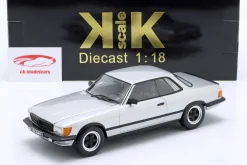 Mercedes-Benz 500 SLC 6.0 AMG (C107) Baujahr 1985 silber 1:18 KK-Scale