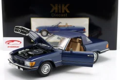 Mercedes-Benz 450SL (R107) EU-Version 1985 blau metallic 1:12 KK-Scale