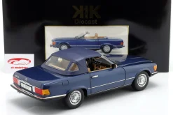Mercedes-Benz 450SL (R107) EU-Version 1985 blau metallic 1:12 KK-Scale