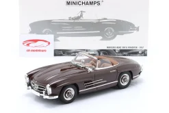 Mercedes-Benz 300 SL Roadster (W198) Baujahr 1957 dunkelrot 1:18 Minichamps