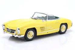 Mercedes-Benz 300SL Roadster (W198) Baujahr 1958 gelb 1:18 Minichamps