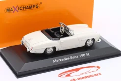 Mercedes-Benz 190 SL (W121) Baujahr 1955 weiß 1:43 Minichamps