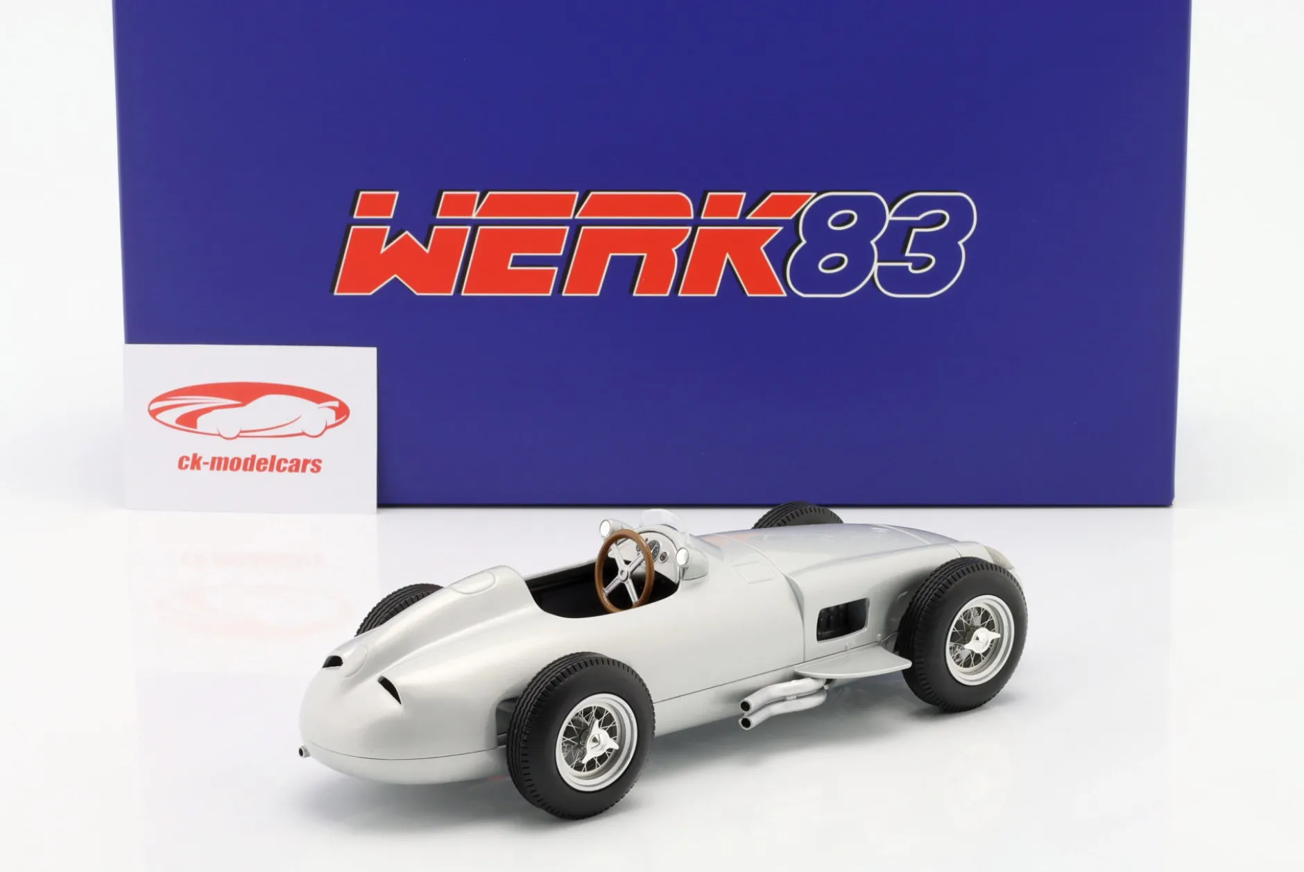 Mercedes-Benz W196 Plain Body Edition Formel 1 1955 1:18 WERK83