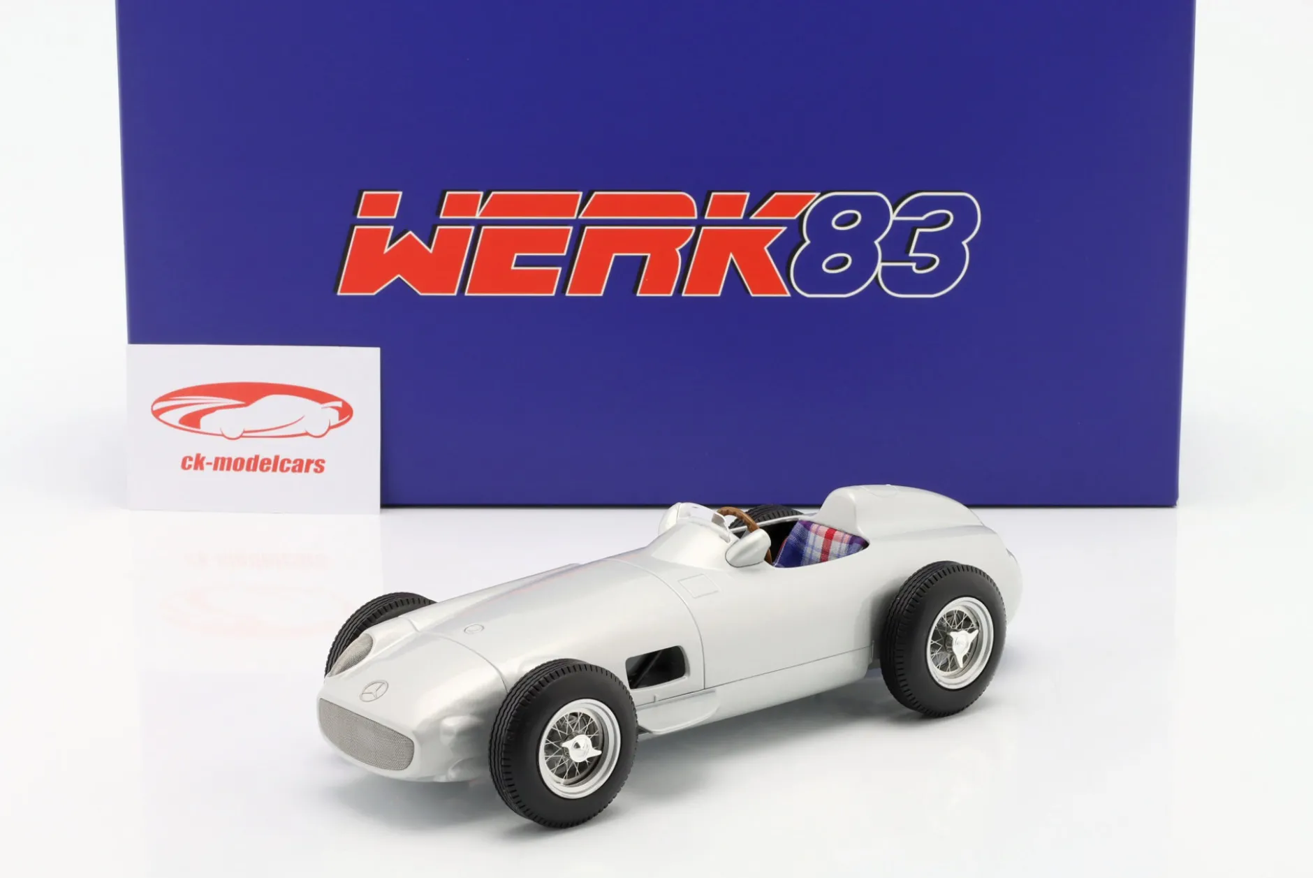 Mercedes-Benz W196 Plain Body Edition Formel 1 1955 1:18 WERK83