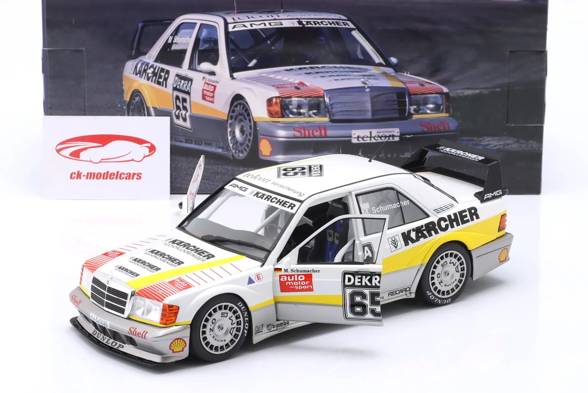 Mercedes 190E 2.5-16 Evo II #65 DTM 1990 Michael Schumacher 1:18 WERK83