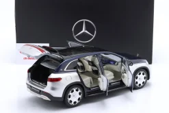 Mercedes-Maybach EQS 680 SUV (Z296) 2024 nautikblau / hightechsilber 1:18 NZG
