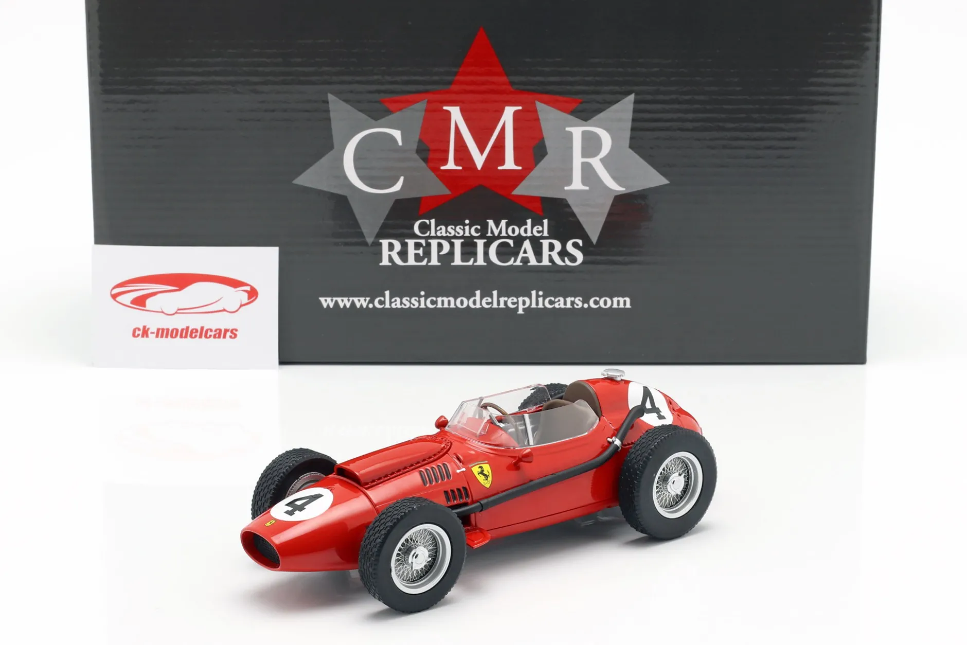 M. Hawthorn Ferrari Dino 246 #4 Frankreich GP Weltmeister F1 1958 1:18 CMR