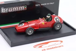 M. Hawthorn Ferrari 801 #10 3rd British GP Formel 1 1957 mit Fahrerfigur 1:43 Brumm