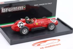 M. Hawthorn Ferrari 801 #10 3rd British GP Formel 1 1957 mit Fahrerfigur 1:43 Brumm