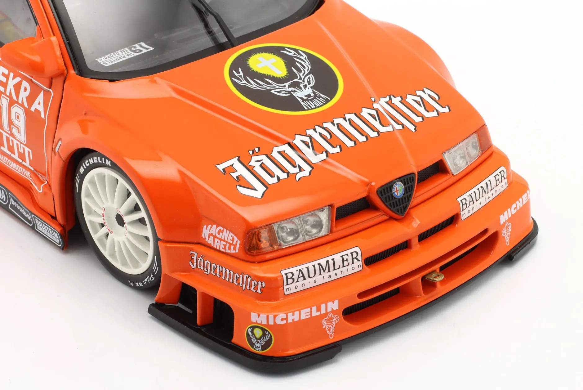 Michael Bartels #19 Alfa Romeo 155 V6 TI Jägermeister DTM / ITC 1995 1:18 WERK83