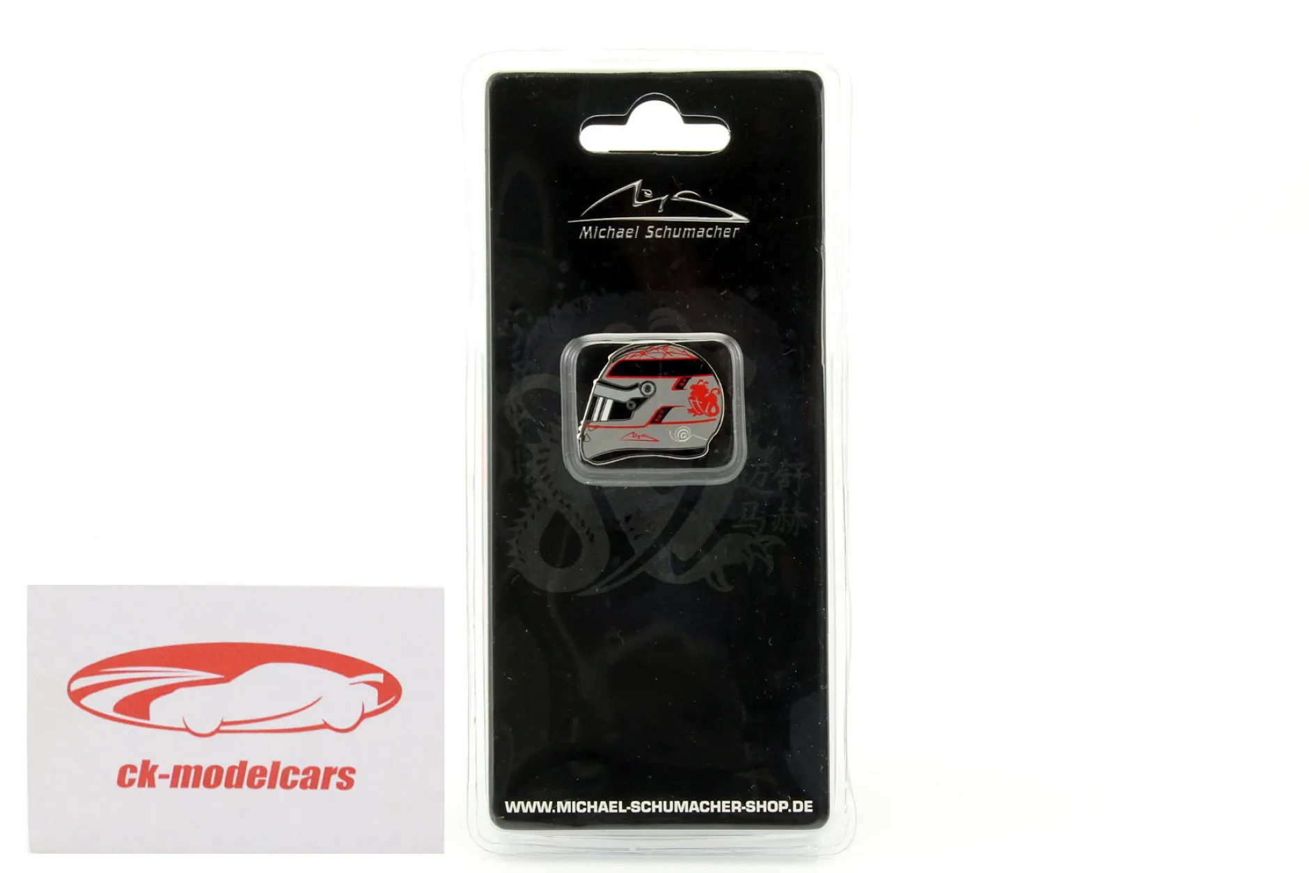 Michael Schumacher Helm Pin 300th GP Spa GP Formel 1 2012 platin