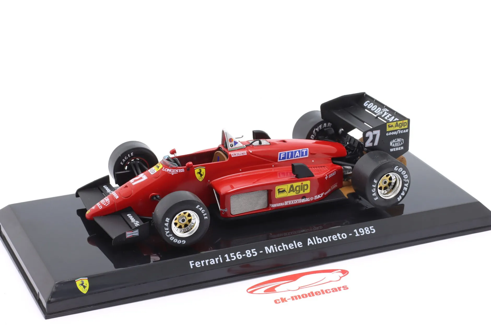 Michele Alboreto Ferrari 156-85 #27 Formel 1 1985 1:24 Premium Collectibles