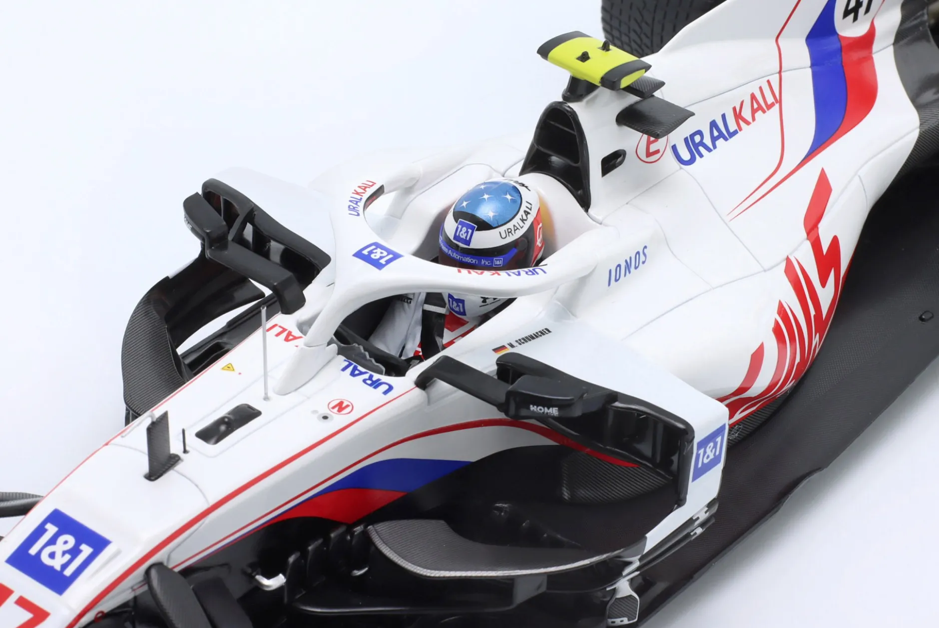 Mick Schumacher Haas VF #47 Belgien GP Formel 1 2021 1:18 Minichamps