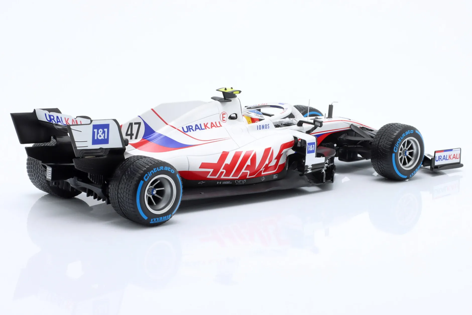 Mick Schumacher Haas VF #47 Belgien GP Formel 1 2021 1:18 Minichamps