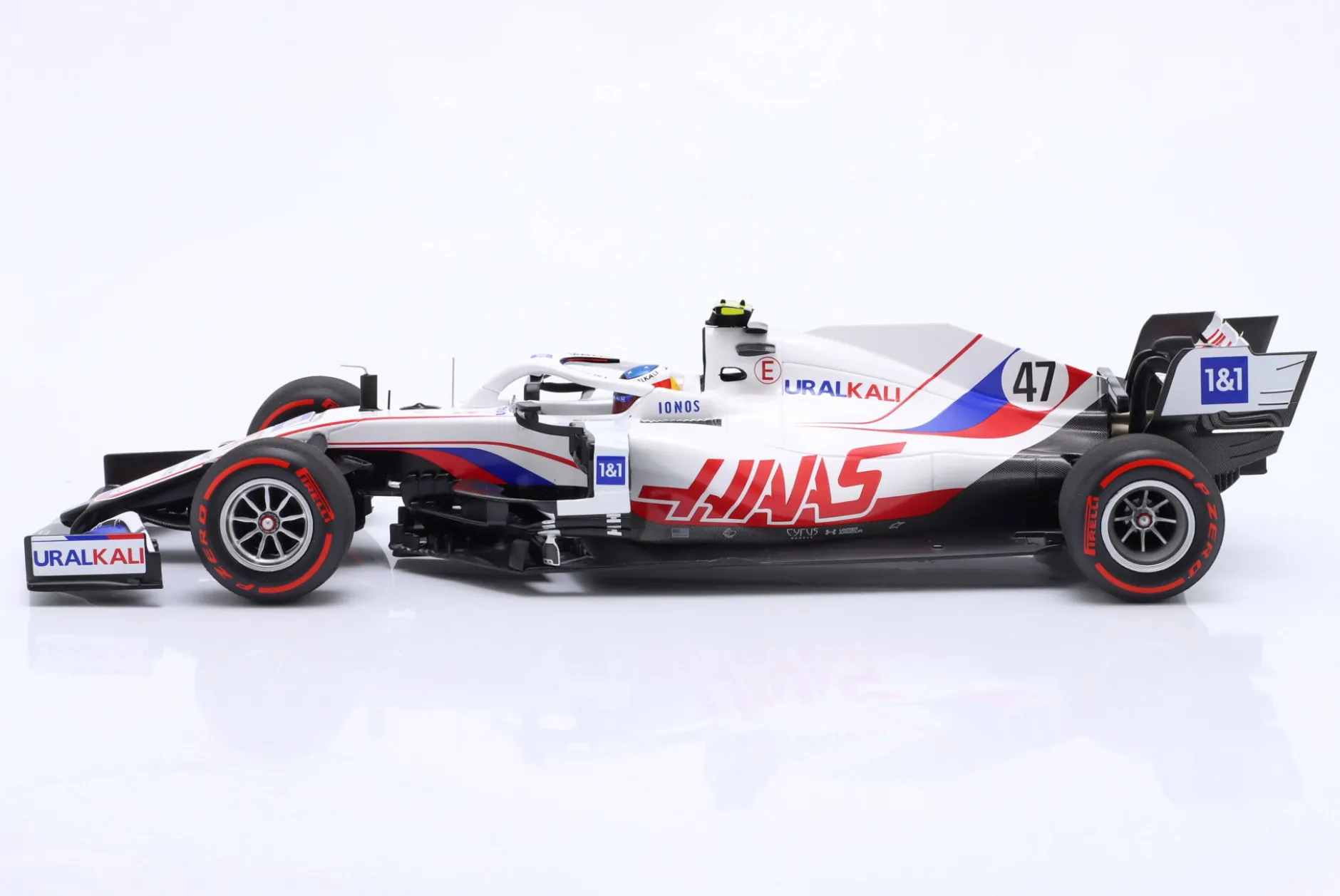 Mick Schumacher Haas VF-21 #47 Niederlande GP Formel 1 2021 1:18 Minichamps