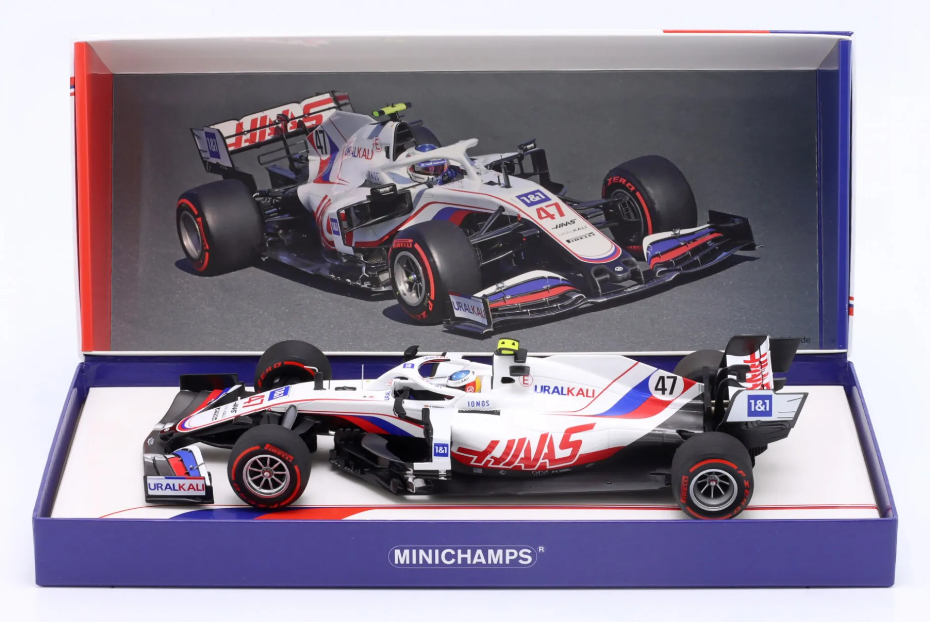 Mick Schumacher Haas VF-21 #47 Niederlande GP Formel 1 2021 1:18 Minichamps
