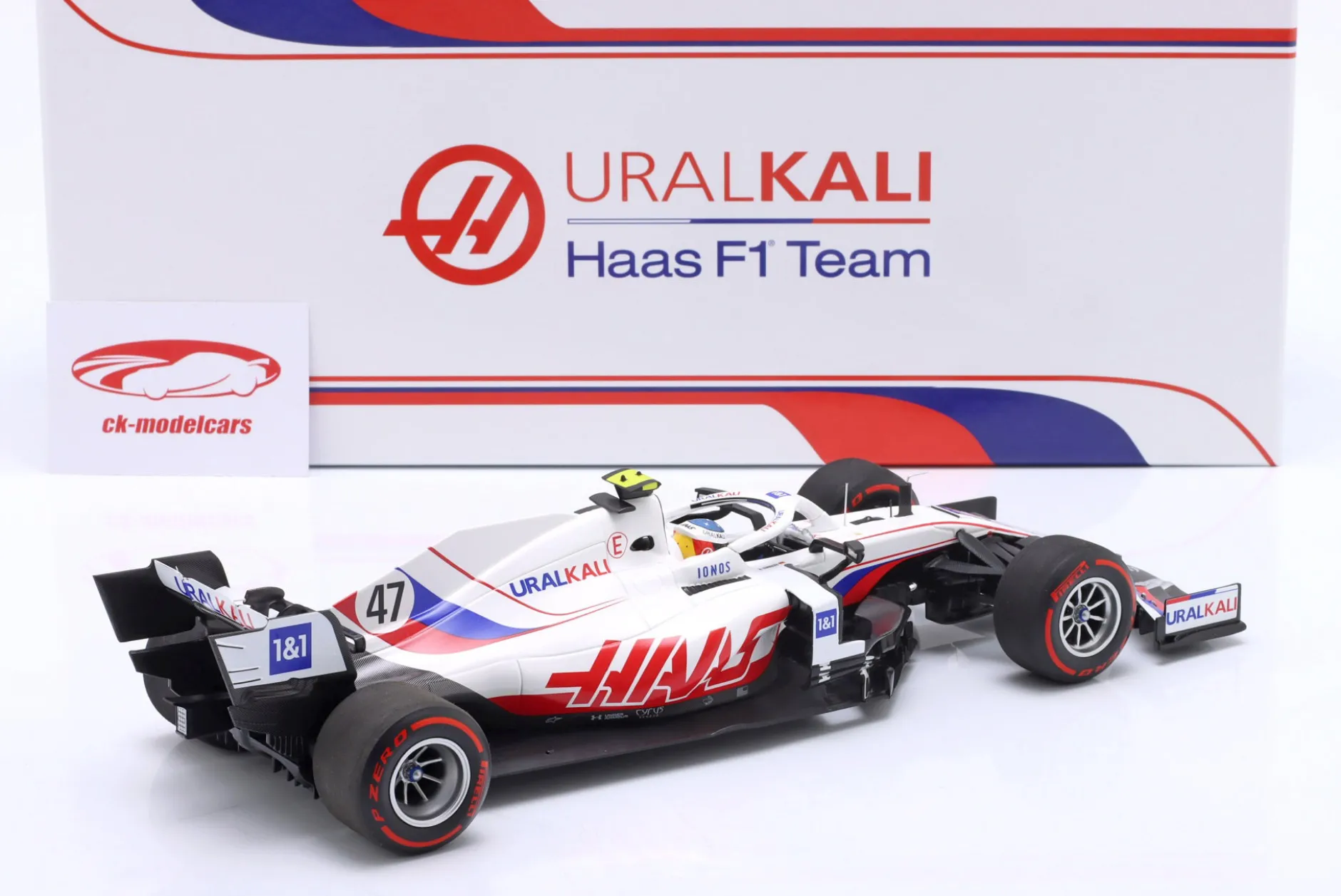 Mick Schumacher Haas VF-21 #47 Niederlande GP Formel 1 2021 1:18 Minichamps