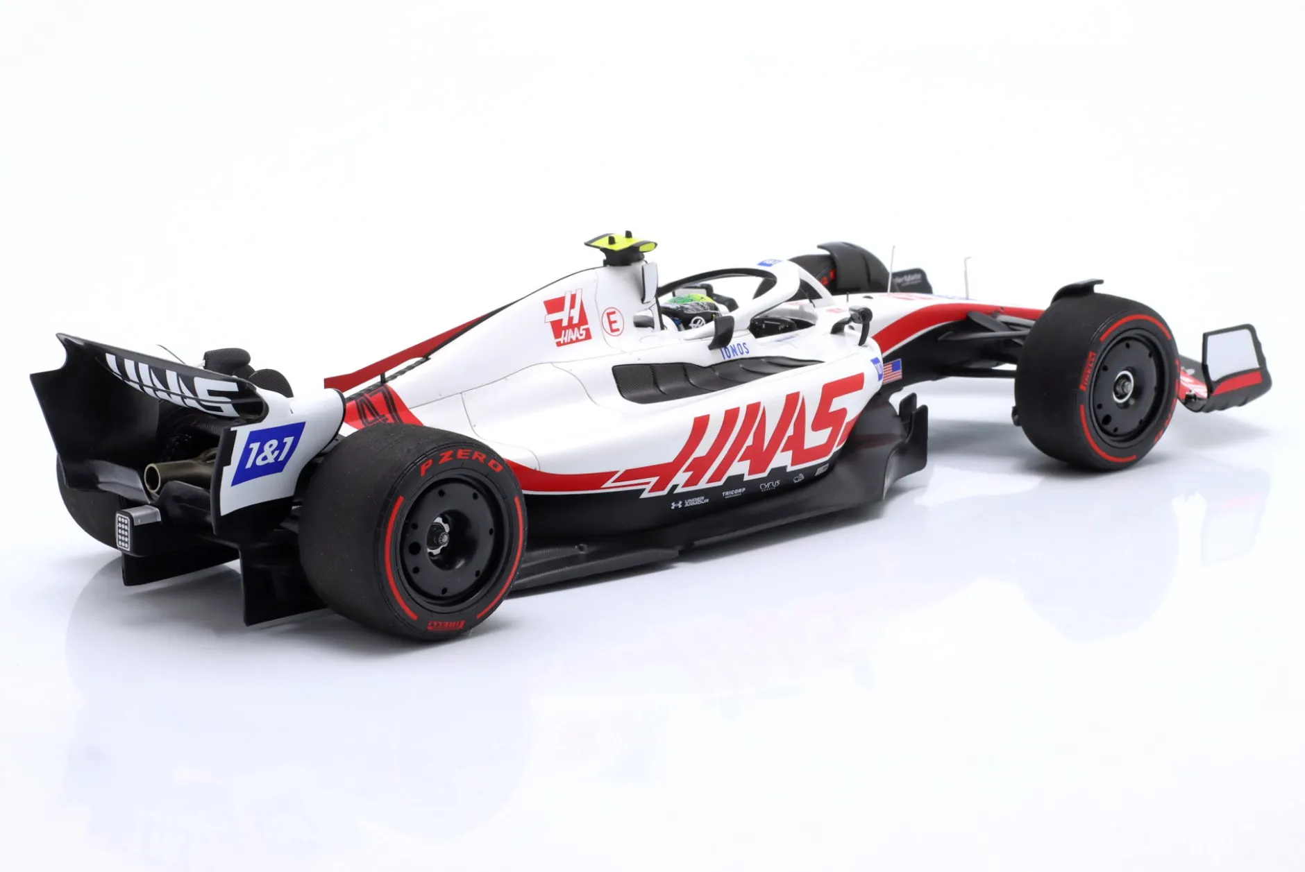 Mick Schumacher Haas VF-22 #47 11th Bahrain GP Formel 1 2022 1:18 Minichamps